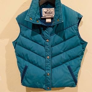 Woolrich Vintage Cropped Down Vest - Women's Size S